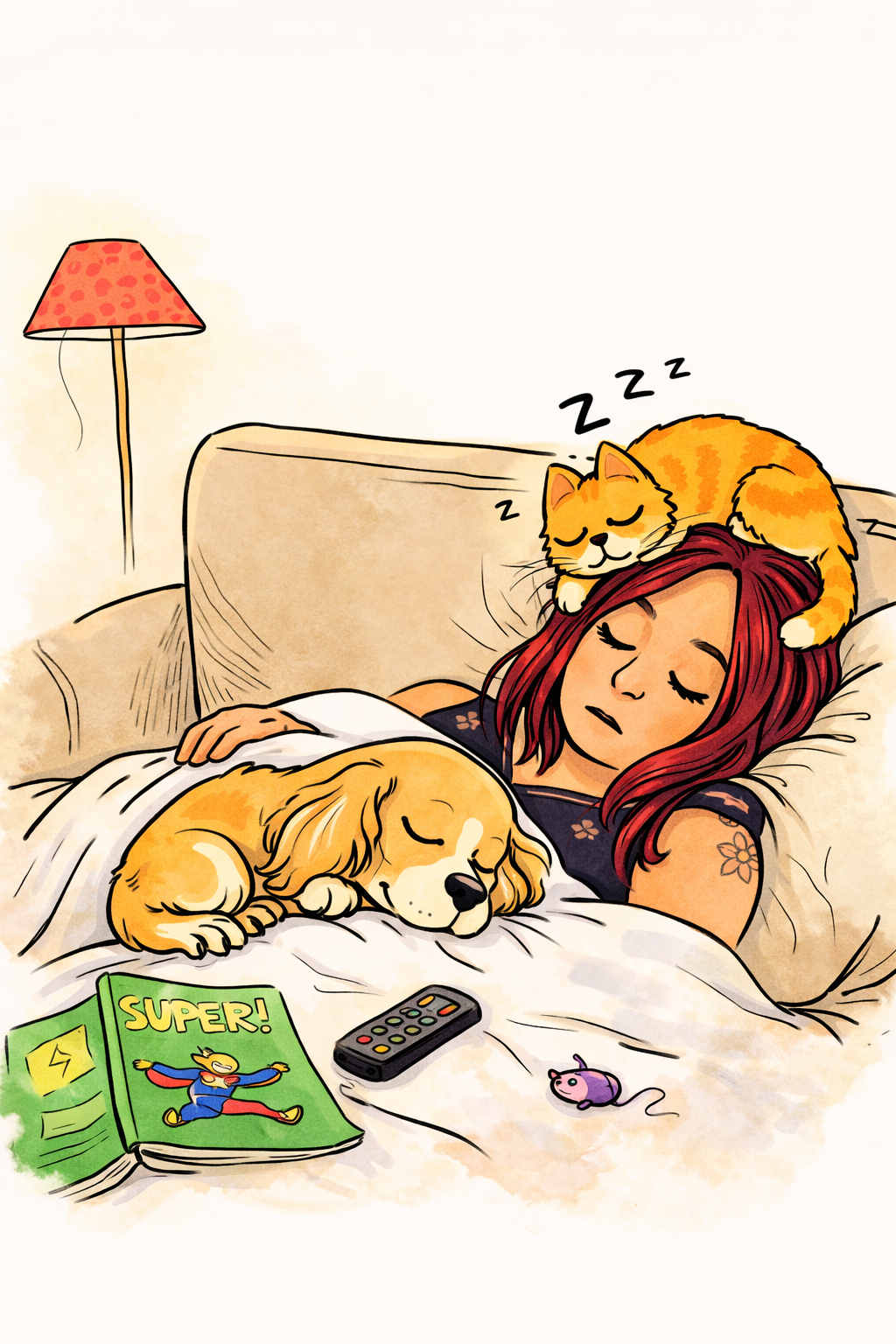 Anamitra Dasgupta with her animals